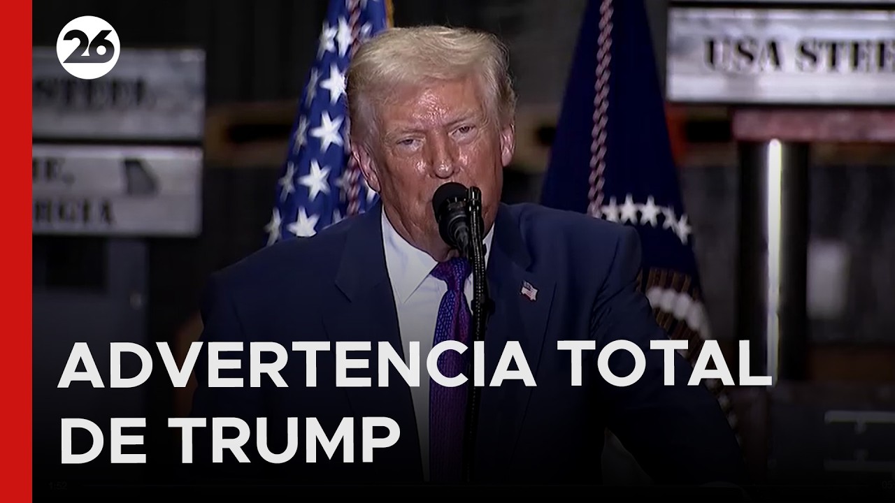 🚨 La dura advertencia de Donald Trump contra Irán