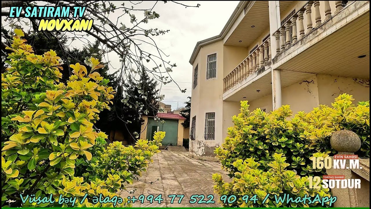 🌟Novxanıda. , Sənəddə 3.4 Sot, Əslində 🌳12 Sot! Ev 🏡+ Bağ Cəmi 130.000 Manat! TƏLƏSİN!