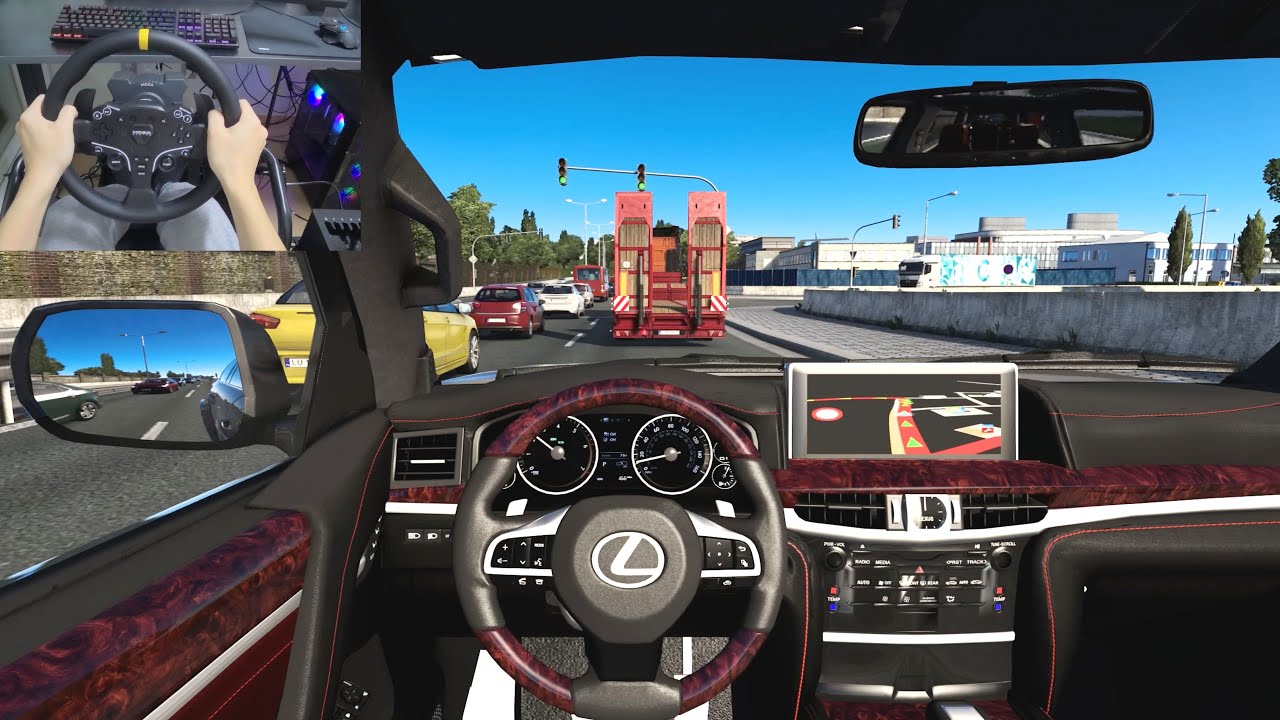 Lexus LX 570 Super Sport 2021┃Euro Truck Simulator 2 ┃MOZA R5 steering wheel