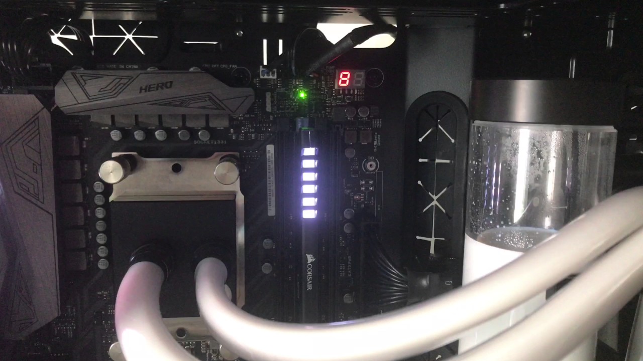 Asus Crosshair VI Hero - no Boot or POST - error 8 on bios 1002