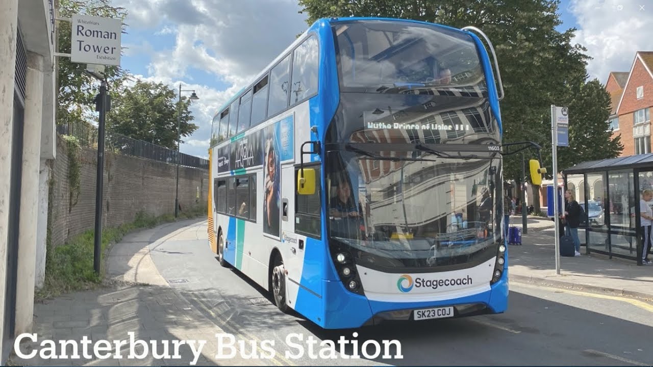 Buses at Canterbury Bus Station (Part 1), 30.08.2023