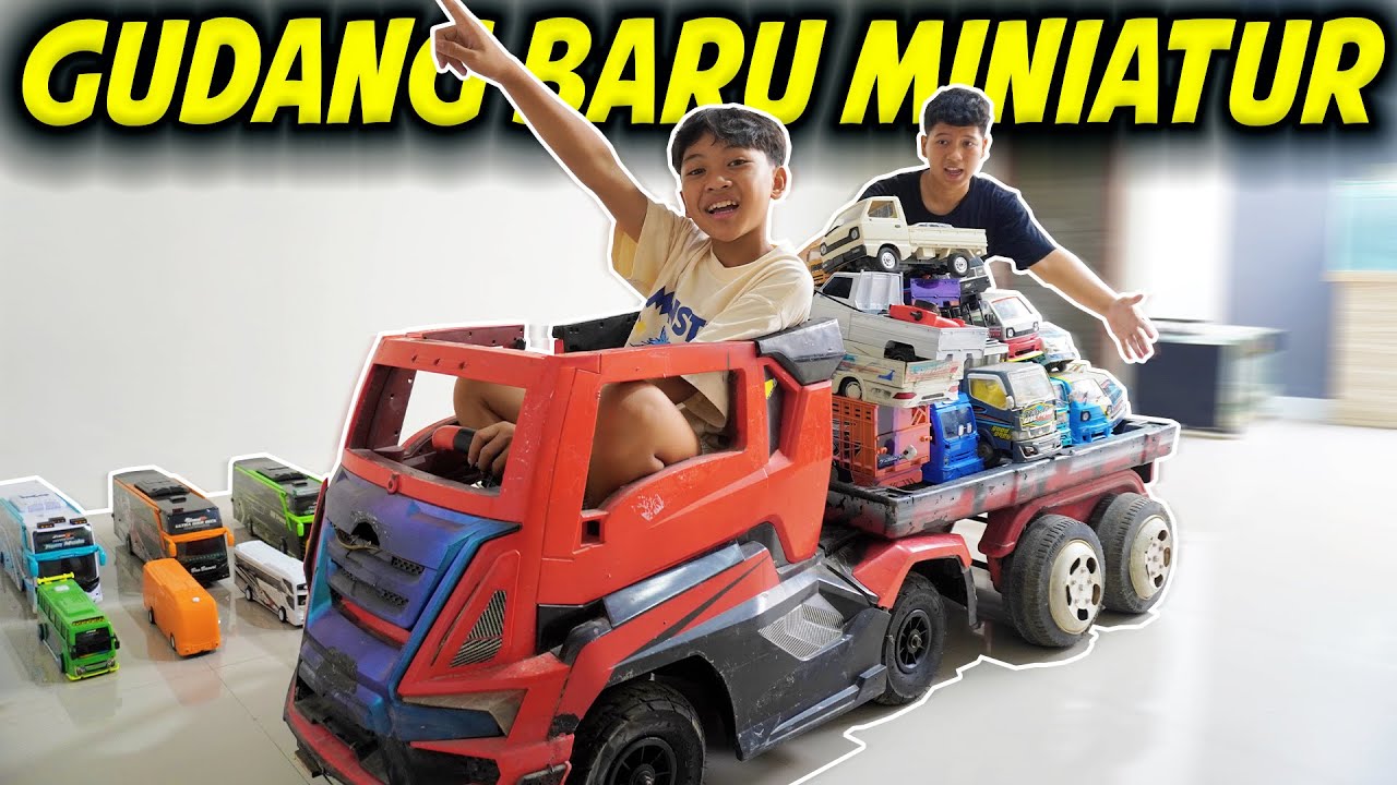 PINDAHAN SEMUA MINIATUR BUS, TRUK DAN PICKUP DIGUDANG BARU DITDIM..