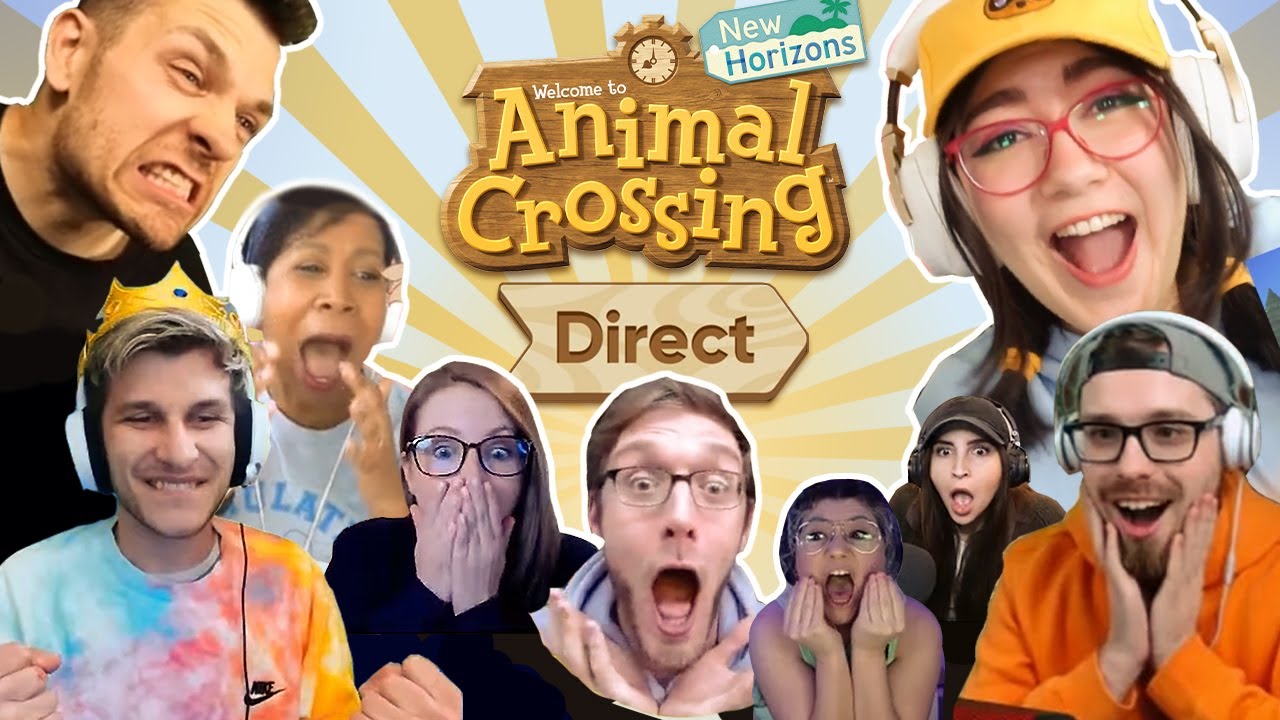 12 BEST REACTIONS to ACNH Direct - Compilation