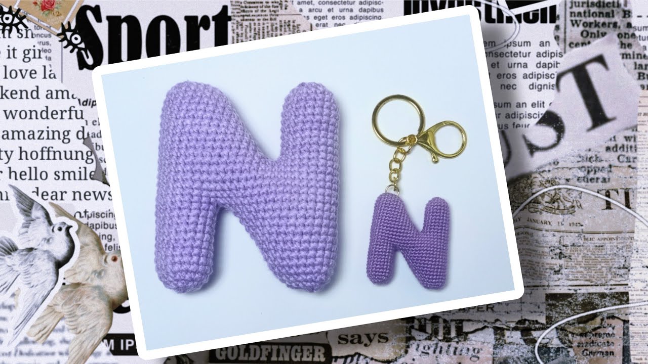 Crochet Alphabet : Letter N Tutorial