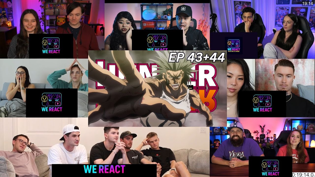 Hunter x Hunter Episode 43-44 | Reaction Mashup