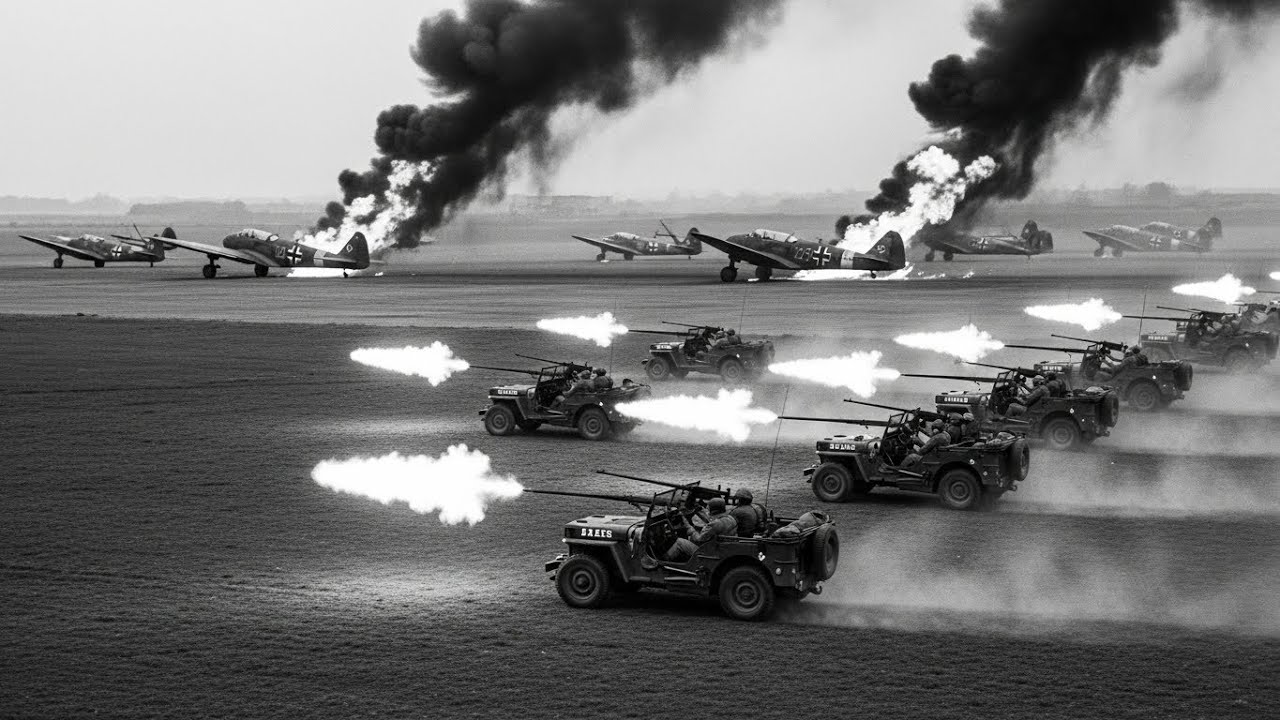 How 18 British SAS Jeeps Destroyed 37 German Aircraft in 1 Night at Sidi Haneish