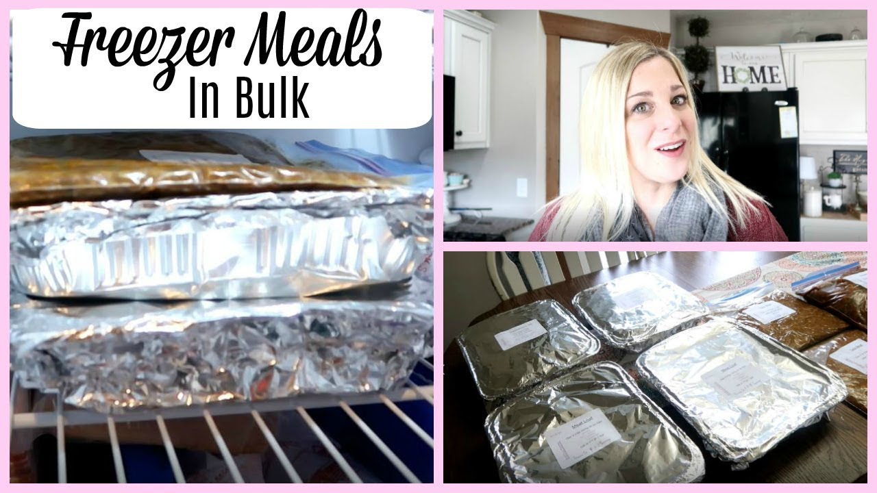 Cook With Me- Freezer meals In Bulk