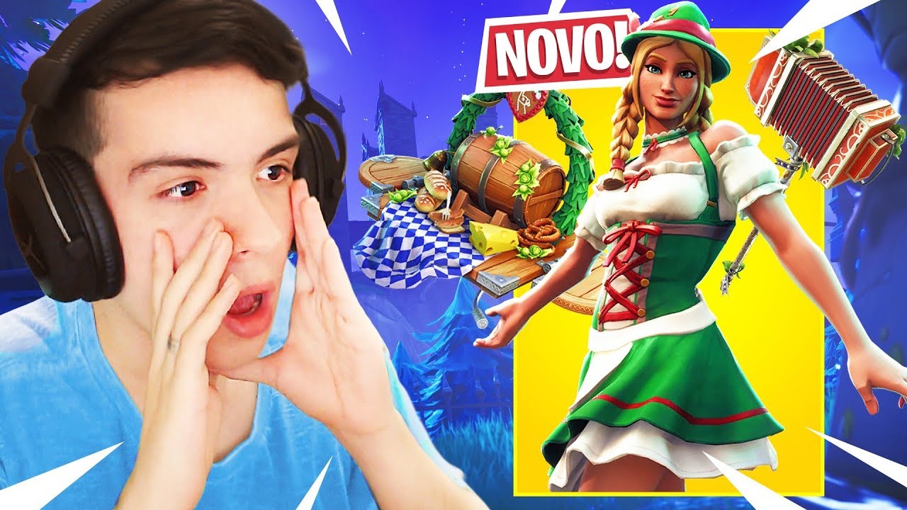 MITEI DEMAIS COM A NOVA SKIN DA CHAPEUZINHO VERDE (HEIDI) l FORTNITE