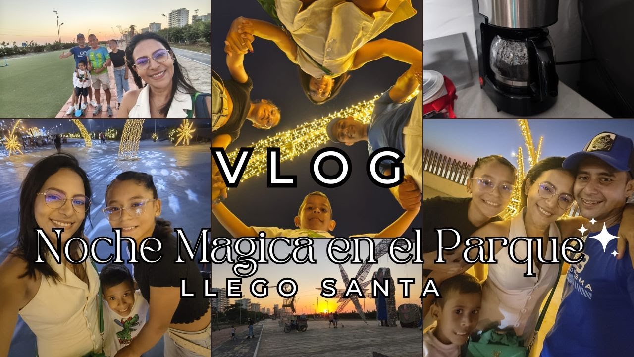 Vlog navidad, llego santa, patines bici y un mágico paseo en familia en una parque de la heroica.