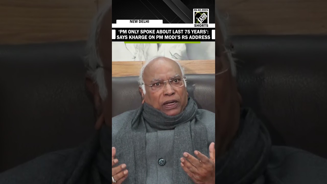 PM only spoke about last 75 years: Congress&rsquo; Mallikarjun Kharge slams PM Modi&rsquo;s RS address