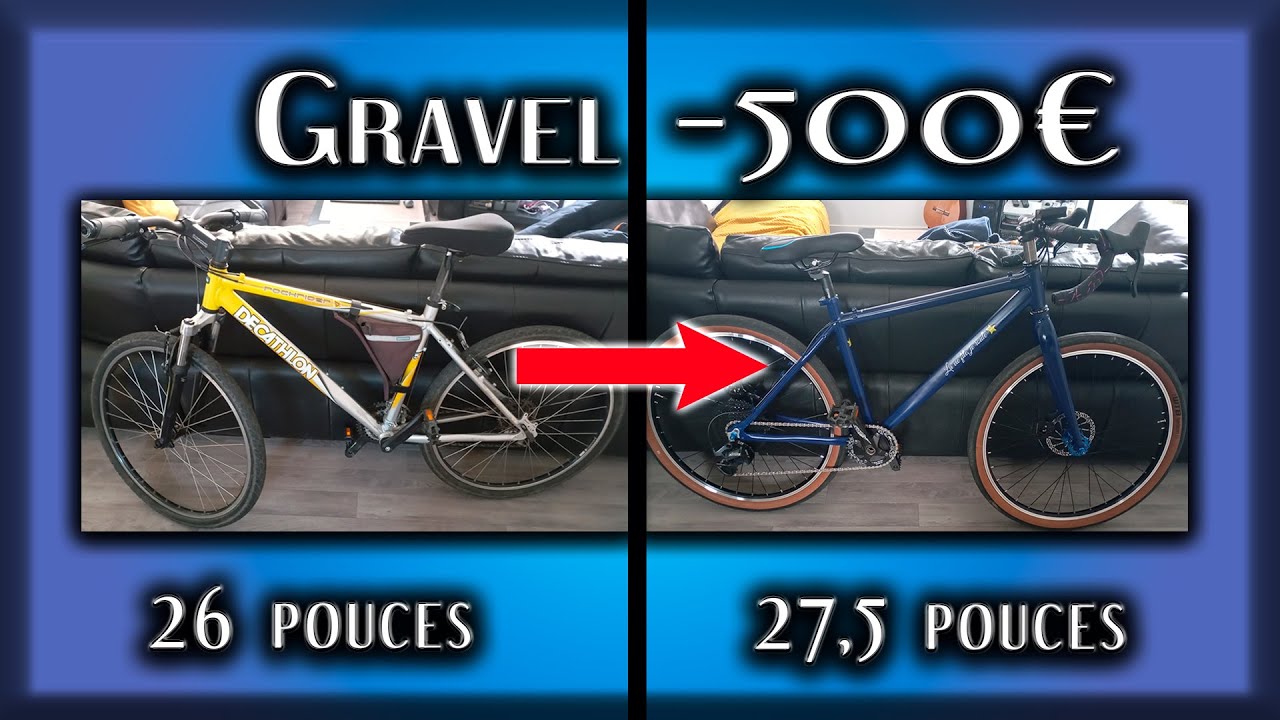 Gravel à  - 500€ / Budget Gravel Bike / Conversion 26