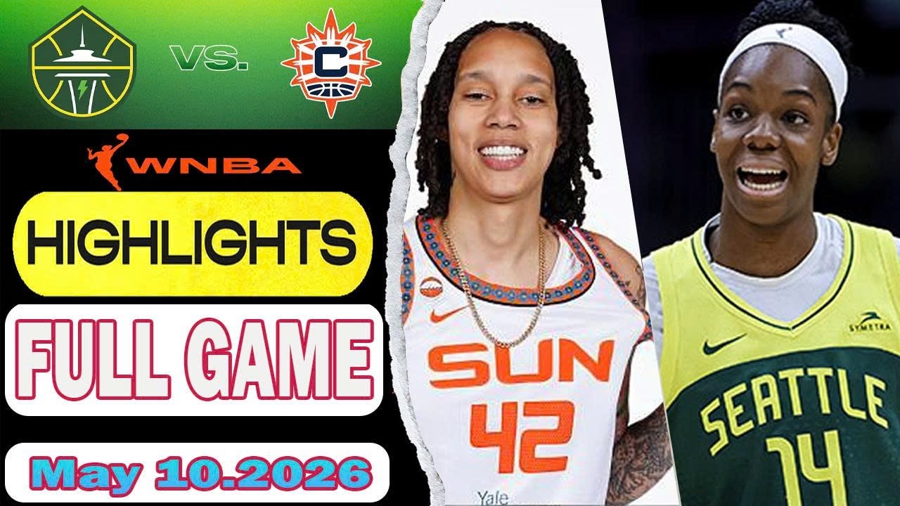Обзор матча &laquo;Коннектикут Сан&raquo; &mdash; &laquo;Сиэтл Шторм&raquo;, 10 мая 2026 года, сезон WNBA 2026.