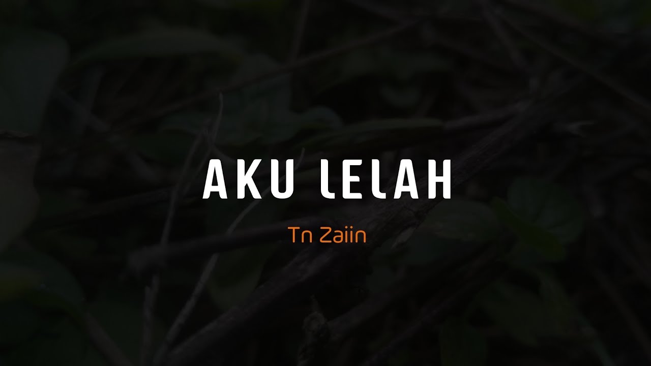 PUISI CINTA - AKU LELAH | MUSIKALISASI PUISI BAPER | PUISI KEHIDUPAN