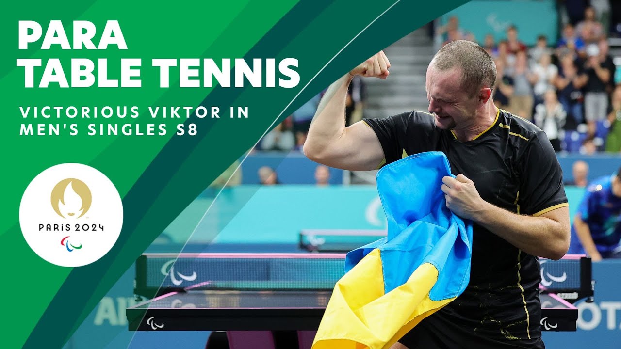 An Incredible Para Table Tennis Final Where Viktor Didukh Wins M28 Gold 🥇🇺🇦