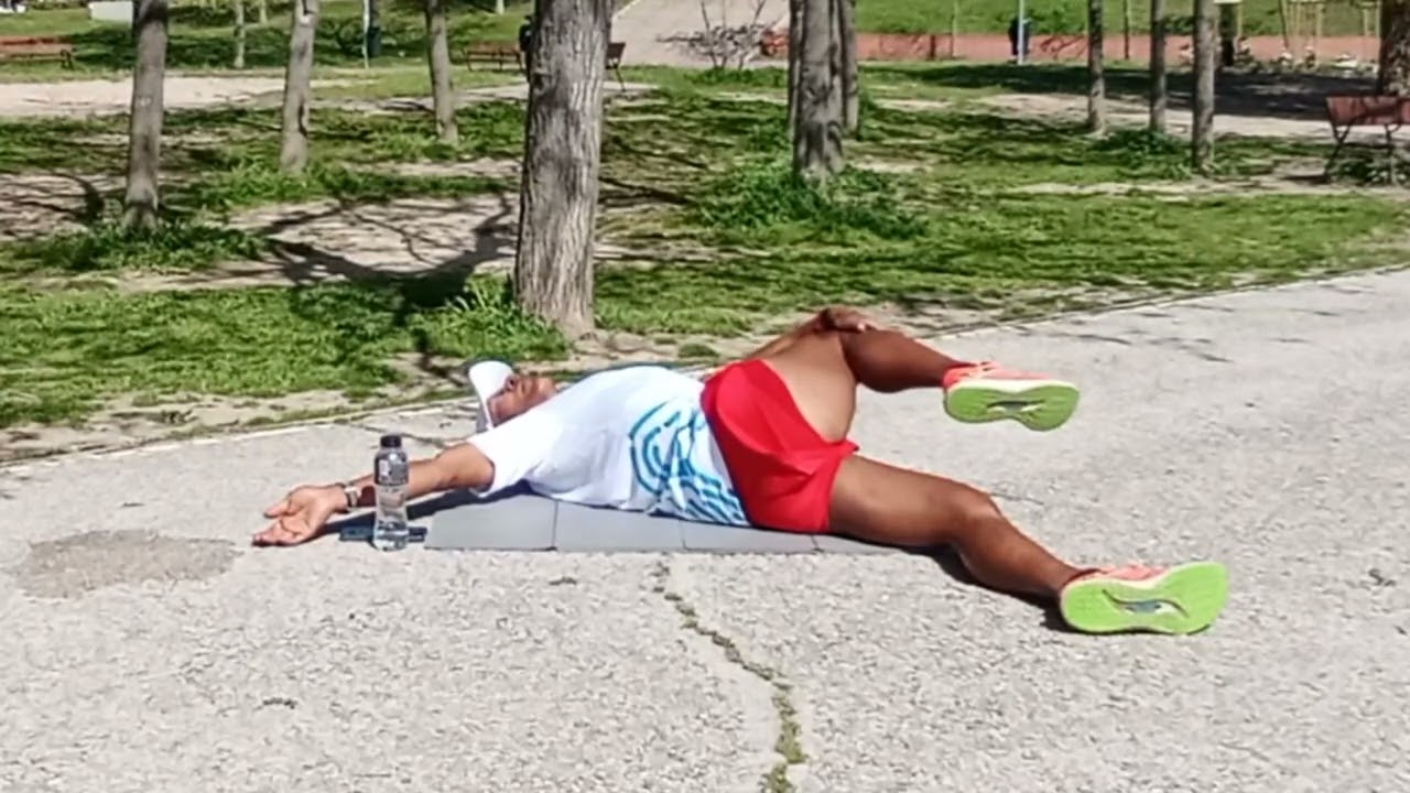 ESTIRAMIENTOS POST ENTRENAMIENTO,MEDIO MARATON MADRID 2025, MARATÓN,  #runner #run #running#correr