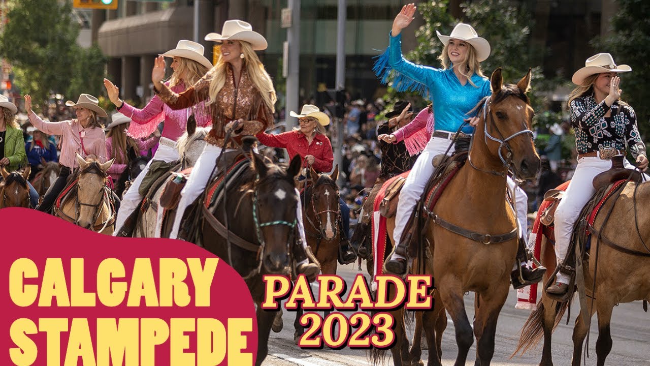 Calgary Stampede Parade 2023 Highlights in 4K #calgarystampede #parade #calgary #4k #cowboys
