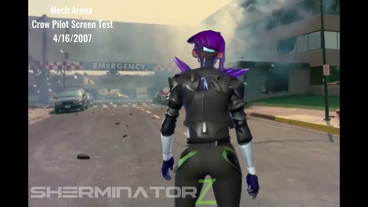 Mech Arena- Crow Pilot Screen Test- Name the Movie?  #mecharena  #ai #mineclan
