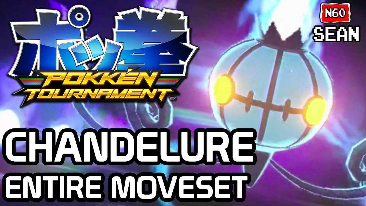 Pokken Tournament: Chandelure ENTIRE MOVESET & FINISHER