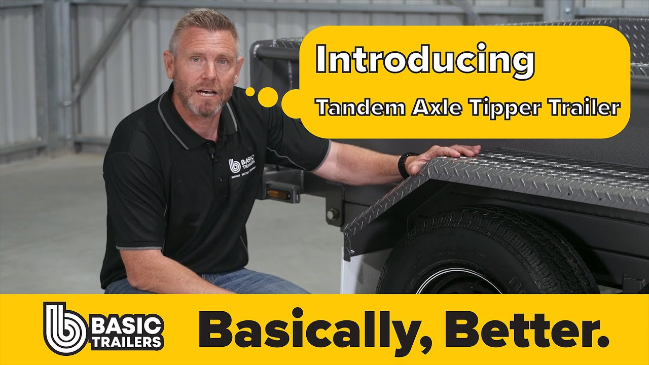 8x5 Tandem Tipper Trailer