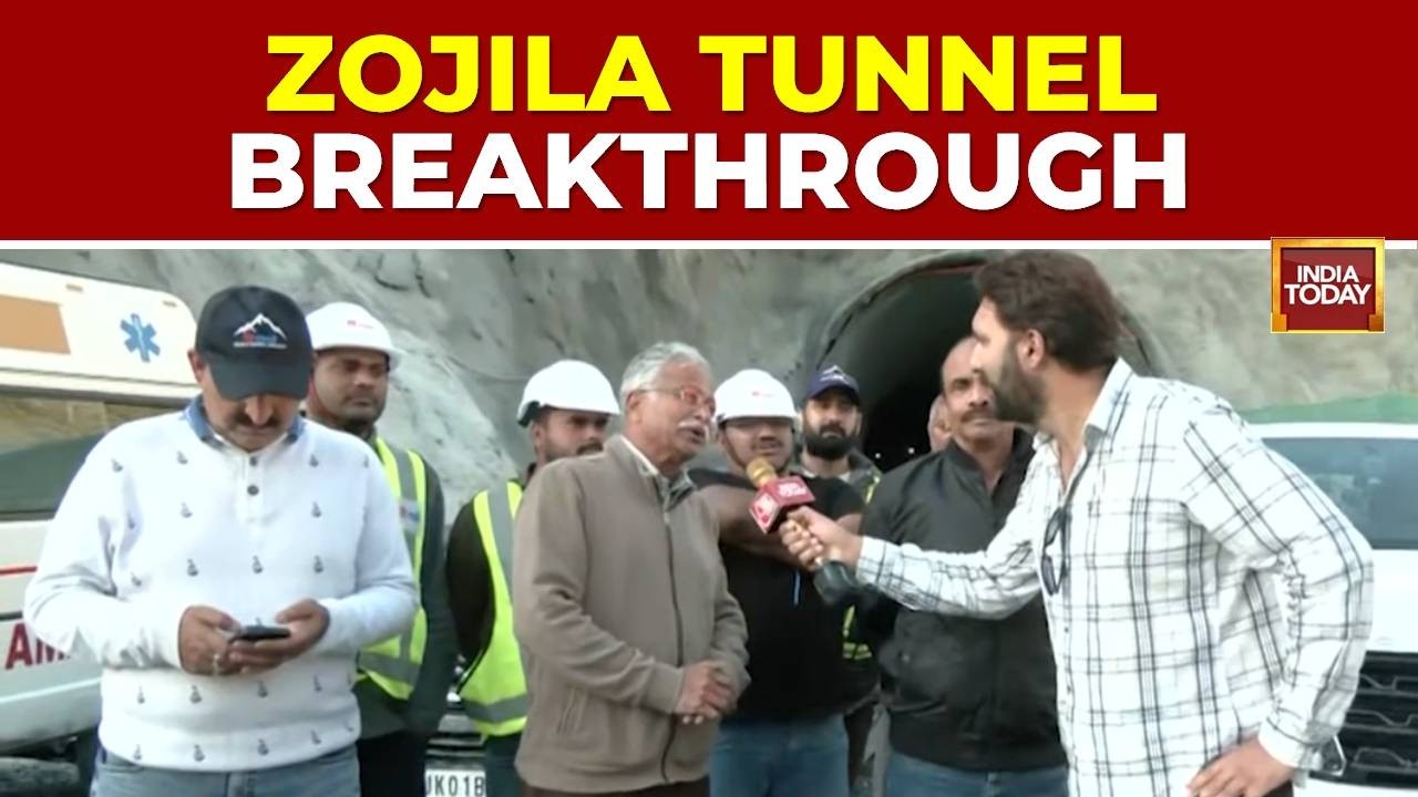 Zojila Tunnel Breakthrough: 13-Km Ladakh Route To Slash Travel Time To 30 Minutes | India Today