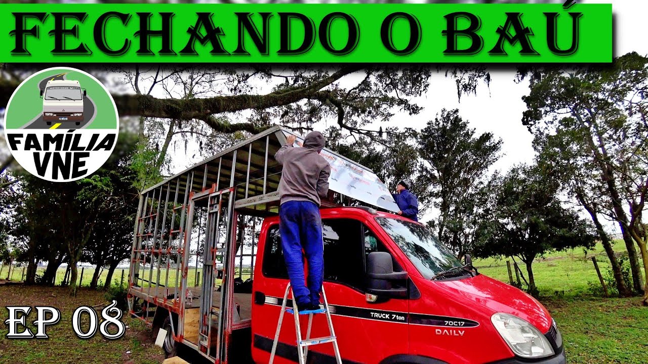 COLOCANDO ACM no BAÚ do CAMINHÃO MOTORHOME IVECO