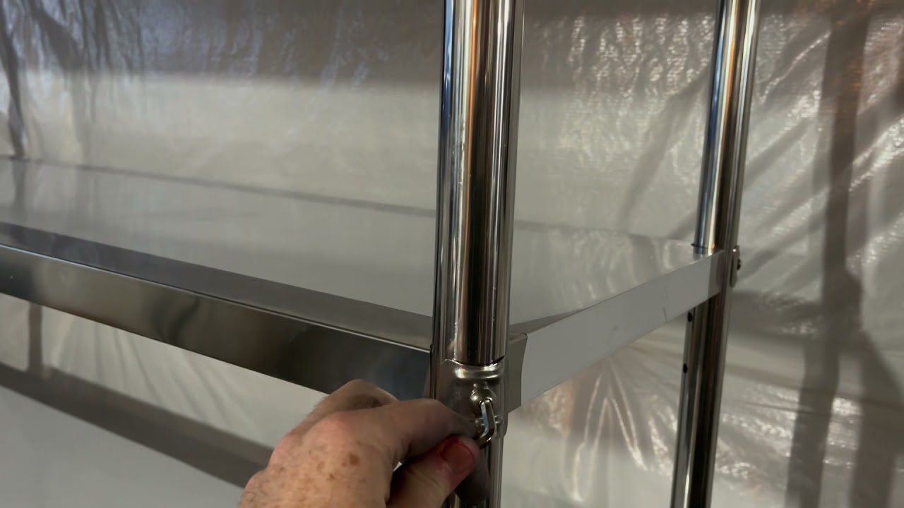 Review and Assembly Advice of Vevor Stainless Steel Restaurant Shelves
