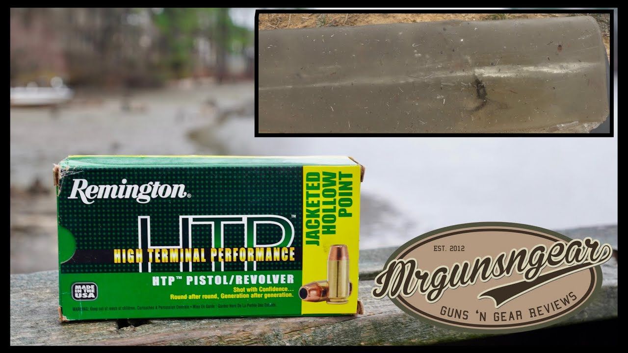 Remington High Terminal Performance (HTP) 45ACP JHP Ballistics Gel Test