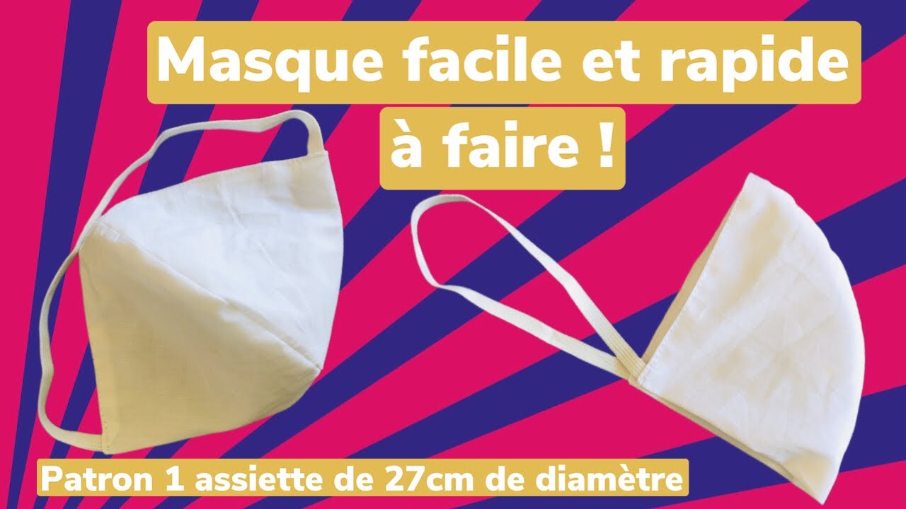 Comment coudre un masque facile et rapide ?