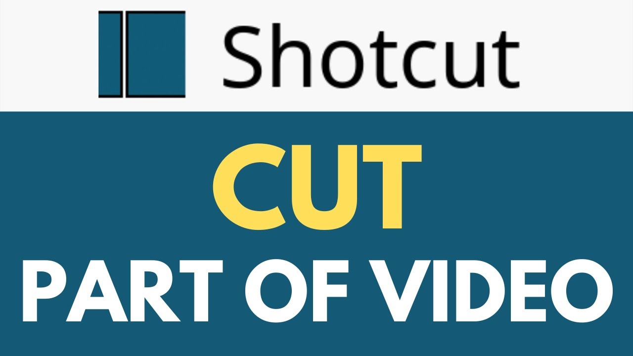 Как вырезать часть видео в Shotcut | Обрезка и удаление нежелательных фрагментов | Учебное пособи...