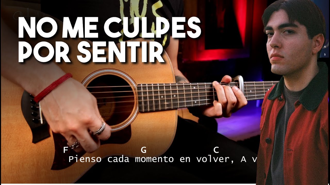No me culpes por sentir - Kevin Kaarl ACORDES GUITARRA SUPER FÁCIL | Tutorial Christianvib