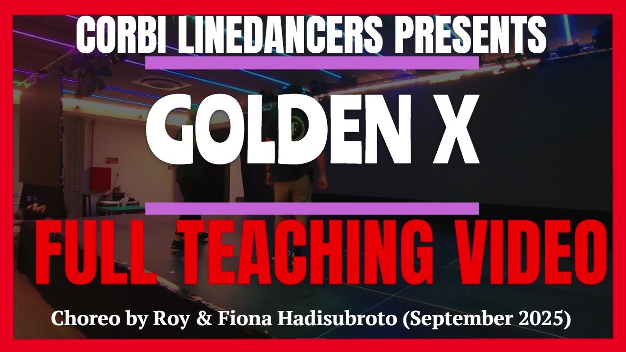 Golden X LINE DANCE (Teaching Video)