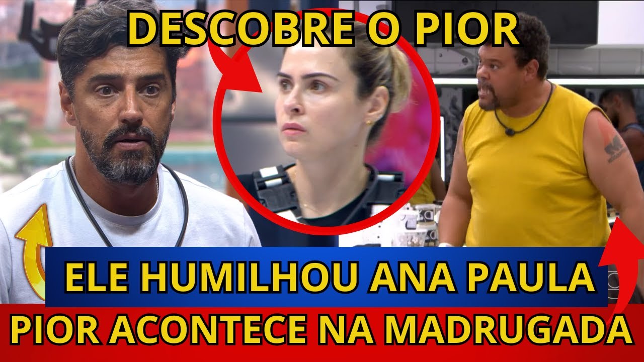 🔴BBB26: CAOS, Alberto HUMILHA Ana paula, Babu SURTA E FAZ NOVO GRUPO, Ana paula FAZ NOVO PLANO.