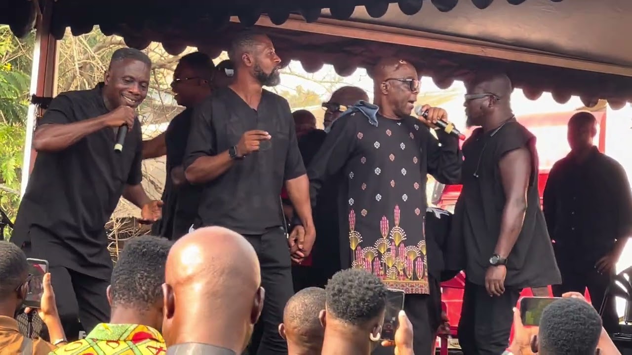 Prof. Kofi Abraham performs at legendary maame TIWAA one week funeral observation 
