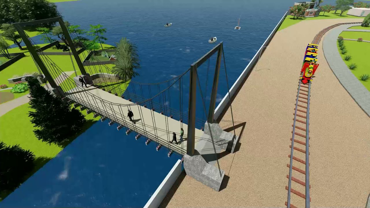 Park 3D Walkthrough Video | Amusement Park | Children's Park | Landscape Garden  |  Virtual Tour