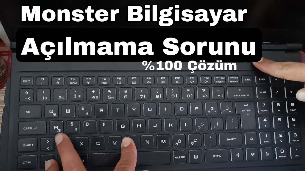 Monster Açılmama Sorunu , Laptop Açılmama Sorunu %100 Çözüm!