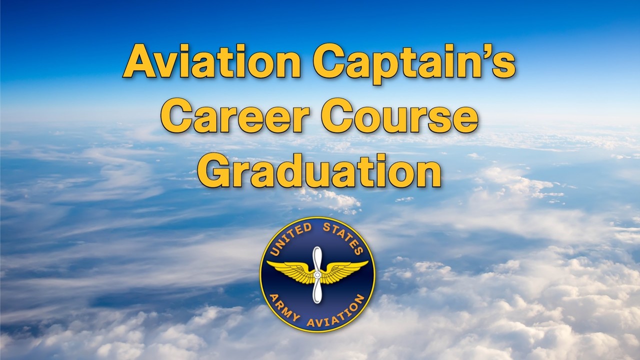 U.S. Army Aviation Captain's Career Course Class 25-004 Graduation