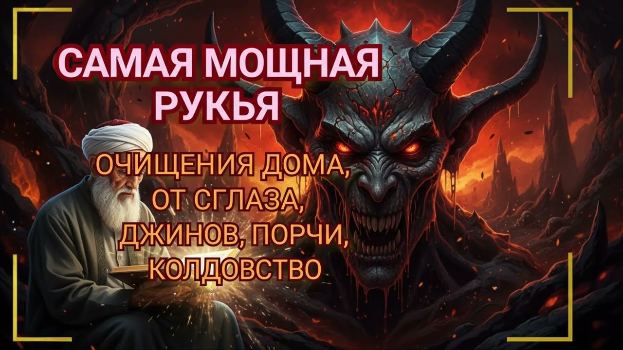 ЭТИ АЯТЫ РУКЬИ ЗАСТАВЛЯЮТ ДЖИННОВ УБЕГАТЬ | ОЧИЩЕНИЕ ДОМА И СОЗНАНИЯ