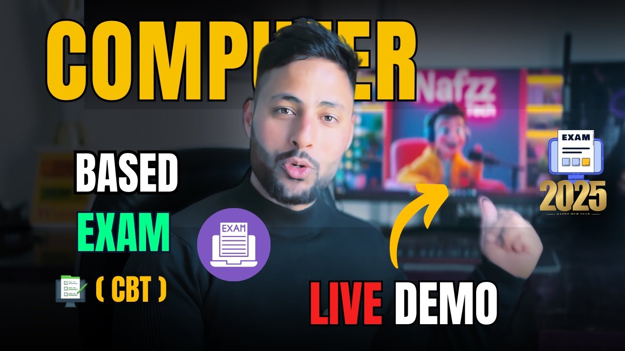 How to Give Computer Based Exam | Live DEMO | 2025