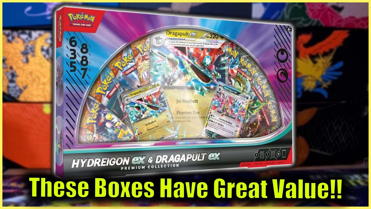 Opening A Pokémon TCG Hydreigon ex & Dragapult ex Premium Collection