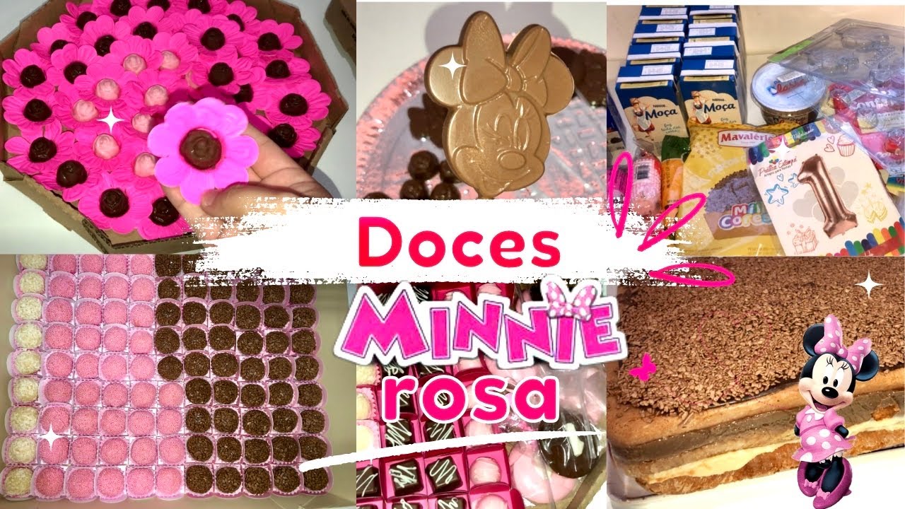 FAZENDO OS DOCES DA FESTA | PREPARATIVOS MINNIE ROSA P.3| 1 ano da Ana Livia