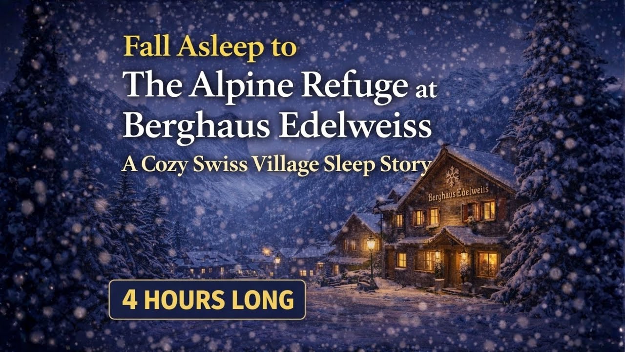 Fall Asleep at Berghaus Edelweiss ❄️ A Cozy Swiss Village Winter Sleep Story