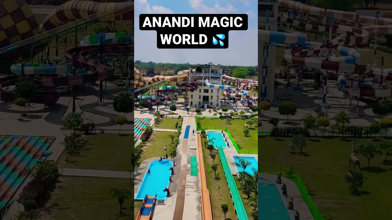 Anandi Magic World Water Park 💦 #shorts #waterpark #waterslide #youtubeshorts