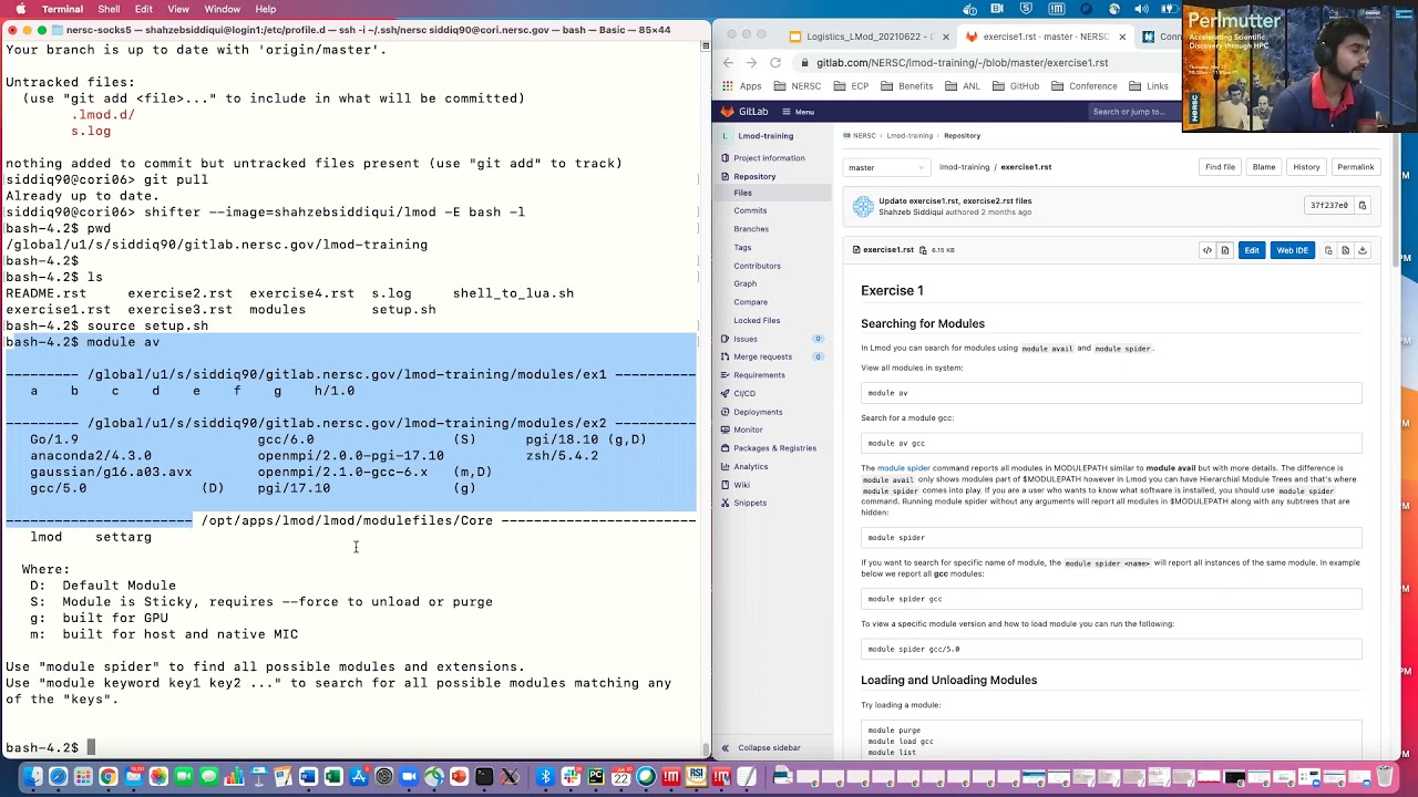 Lmod user training, June 2021