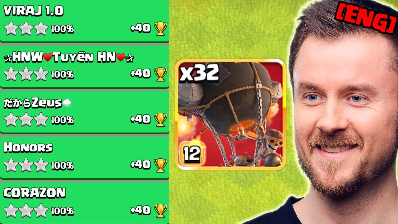 Full Legend Day with Improved Mass Rocketloon Strategy and no Warden