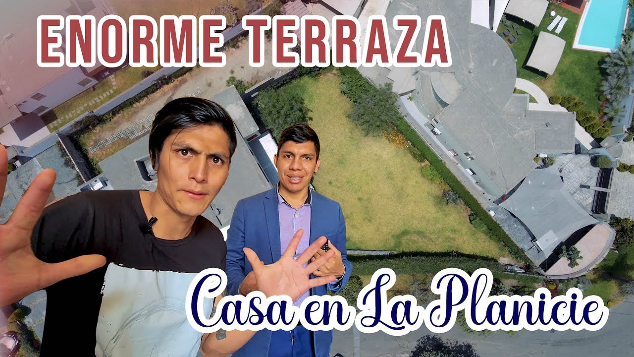 Gran terraza de casa en La Planicie!😱- Eyvas Inmobiliaria ft Rockma