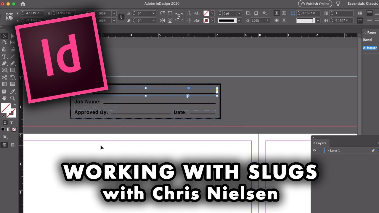 Setting Up and Working with SLUGS in InDesign