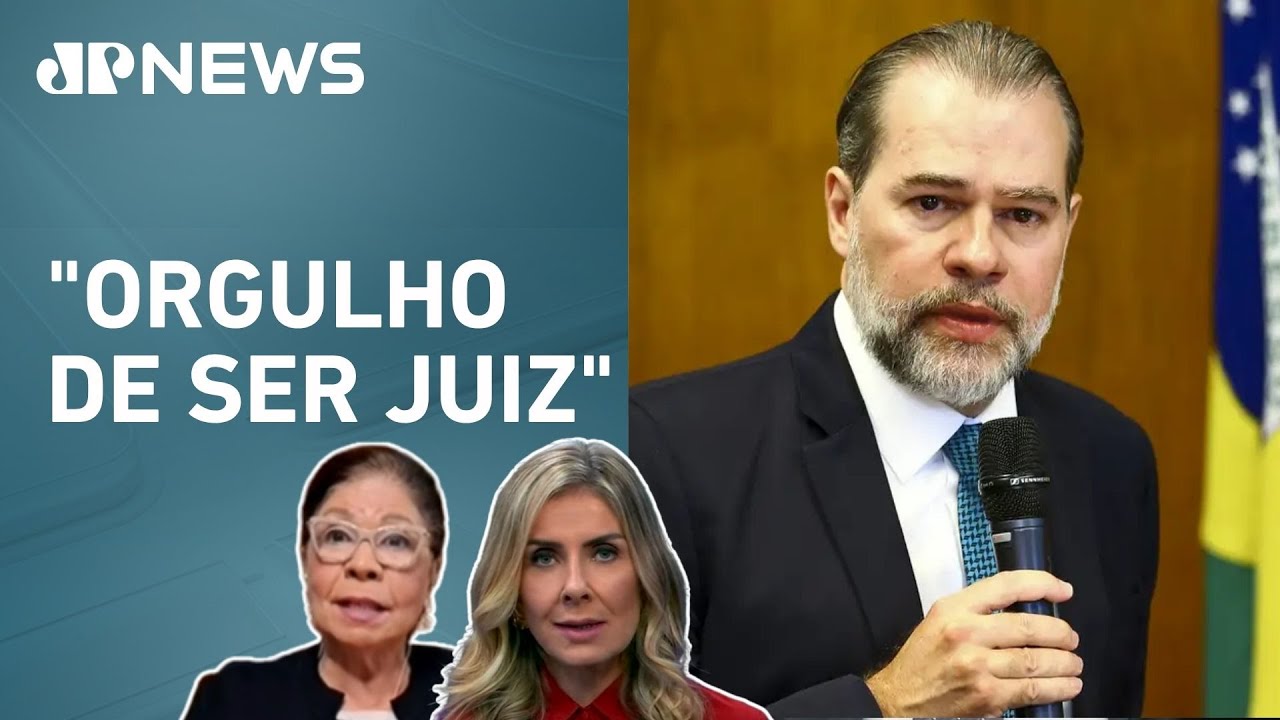 Toffoli chora em sess&atilde;o do STF ap&oacute;s ser homenageado; Dora e Deysi falam sobre manifesta&ccedil;&atilde;o