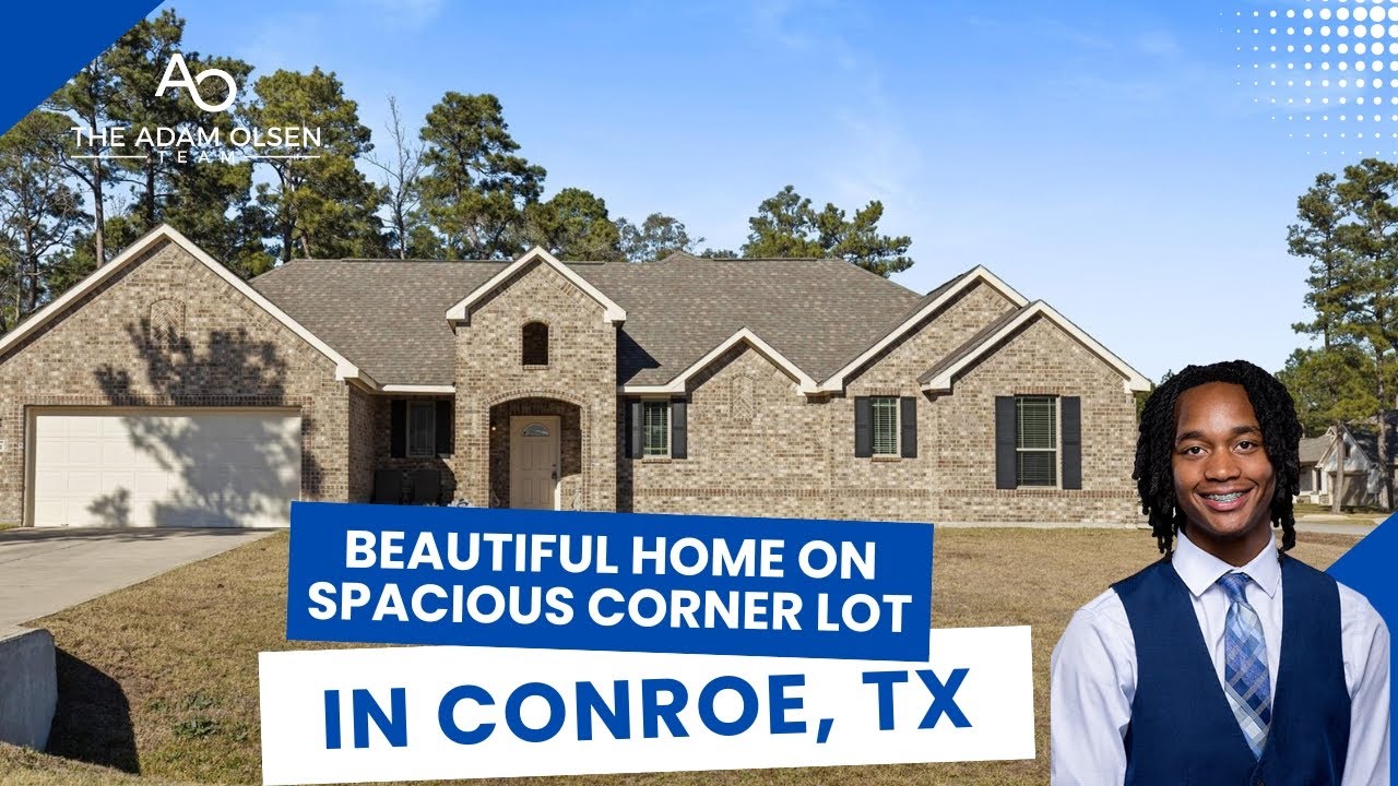 Beautiful Conroe Home on Spacious Corner Lot For Sale!