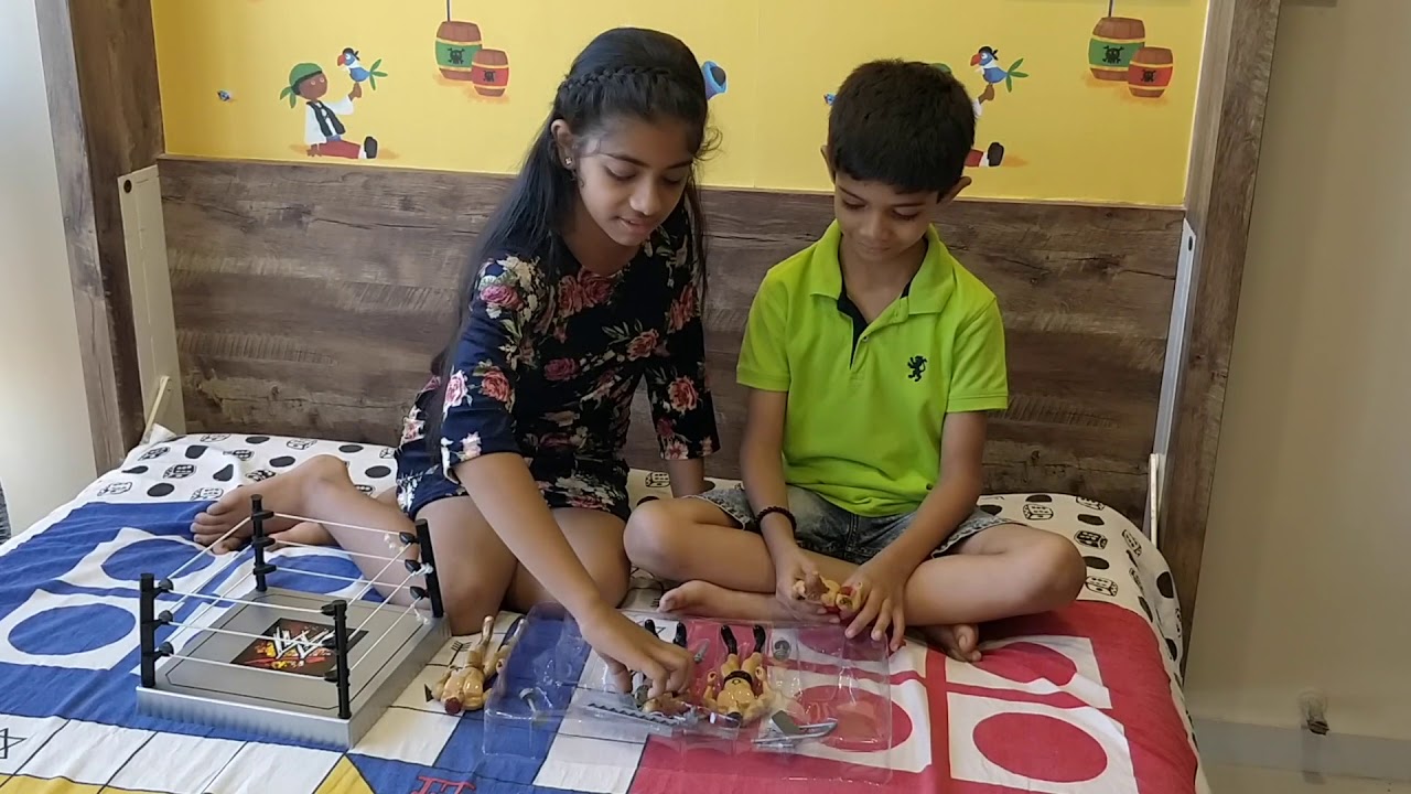 WWE Flex force Unboxing | Toys | Siblings | Little Pirates