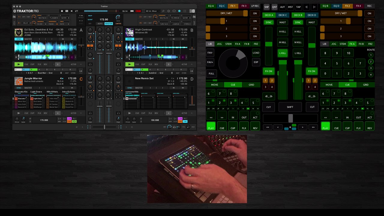 Jungle / Jump-Up Mini Mix - TouchOSC & Traktor